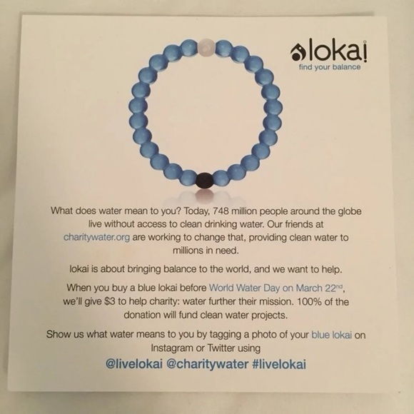 Authentic Blue Lokai Bracelet Medium - Picture 2 of 3